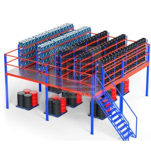 Adjustable Mezzanine Floor Steel Pallet Racking Mezzanine Rack Entrepot 2 Layer Mezzanine Floor Stainless Steel (1)